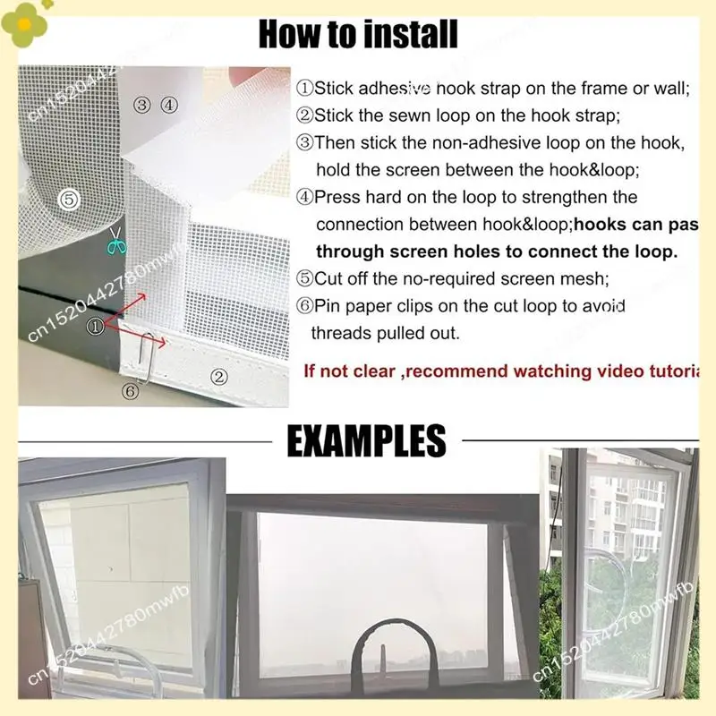 LDHL Window Screen Adjustable Window Screen Screen For Window Window Screen Replacement