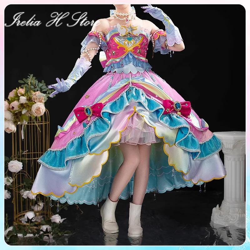 Irelia H Store Aikatsu Stars! Nijino Yume Cosplay Costume for women lolita dress female star wings s to 4XL over size