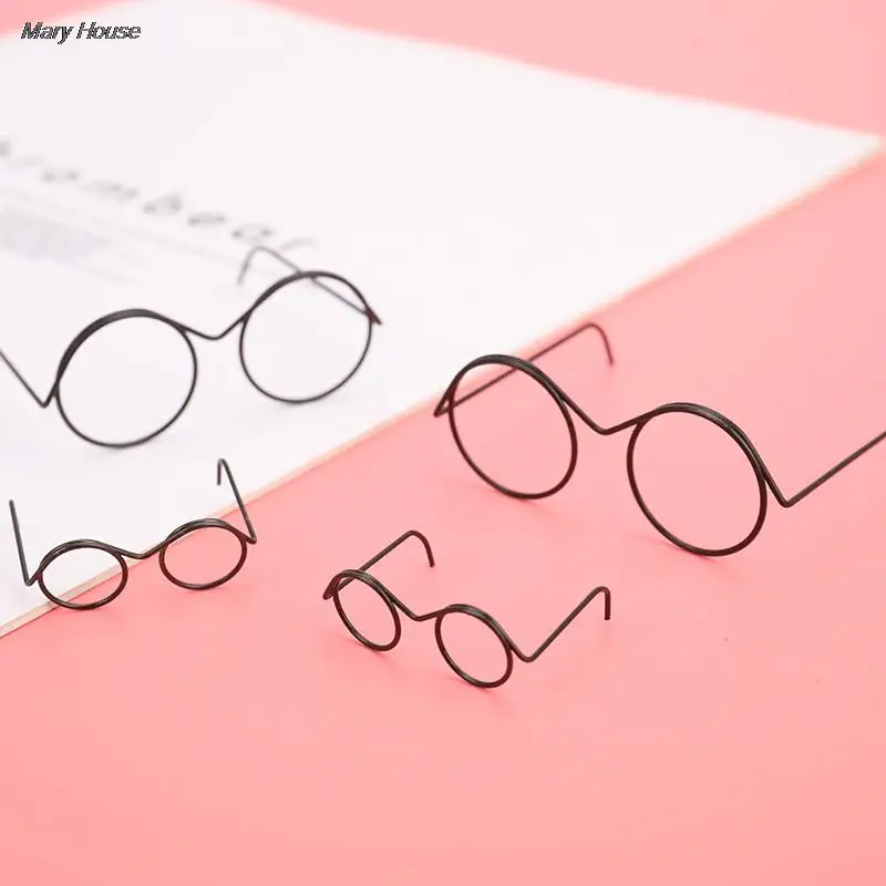 Lunettes à beurre sans lentille à monture ronde, grande collection, mode rétro, offre spéciale, 2 pièces, 5 pièces, 10 pièces, ensemble