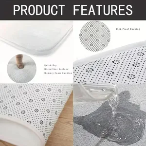 Blatt -Fläche Teppiche für grüne Wohnzimmer Waschbar Teppiche Tropische Monster -Antider -Therapie 8 Hauptverkaufsteppichmonstera - №4