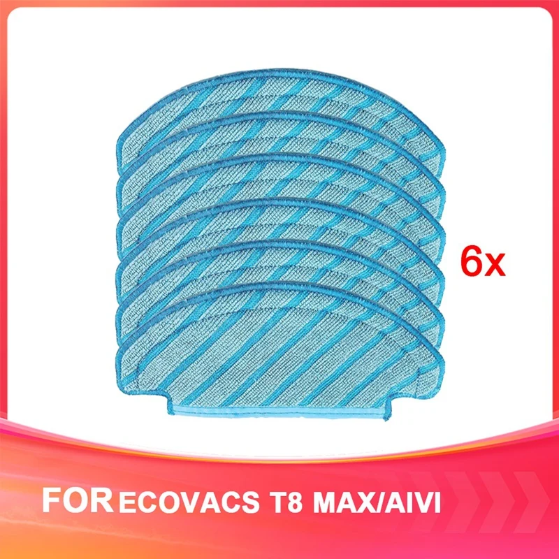 ABKP-For ECOVACS T8 MAX/AIVI Robot Vacuum Cleaner Accessories Cloth Replacement Supplies