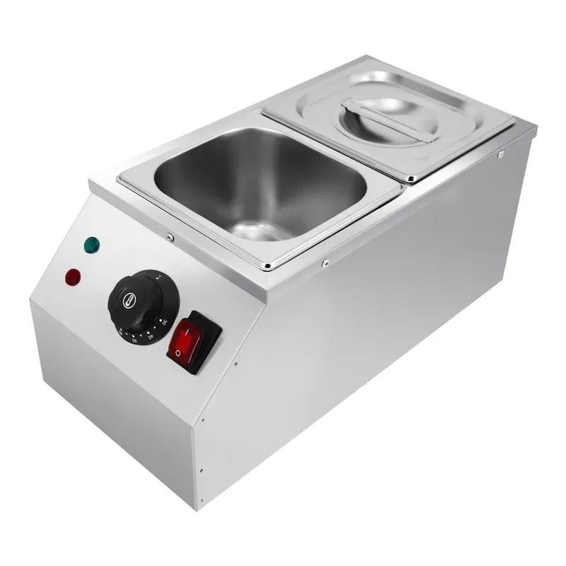 Commercial Chocolate Melter Machine Stainless Steel Cheese Butter Warmer Pot for Hotel Kitchen Snack Bar Dessert Making