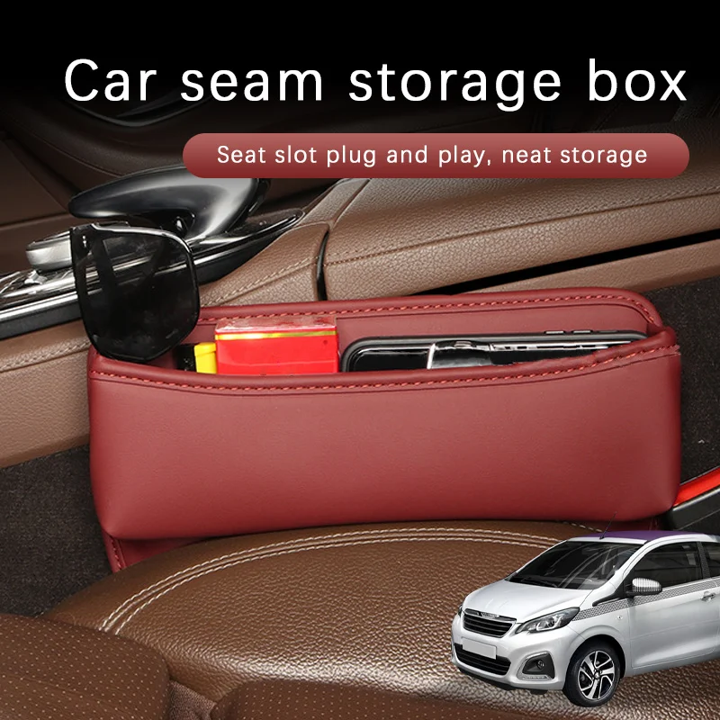 Car Seat Gap Organizer Multifunctional Console Filler Storage Car Interior Storage Bag For Peugeot 108 Car Accessories