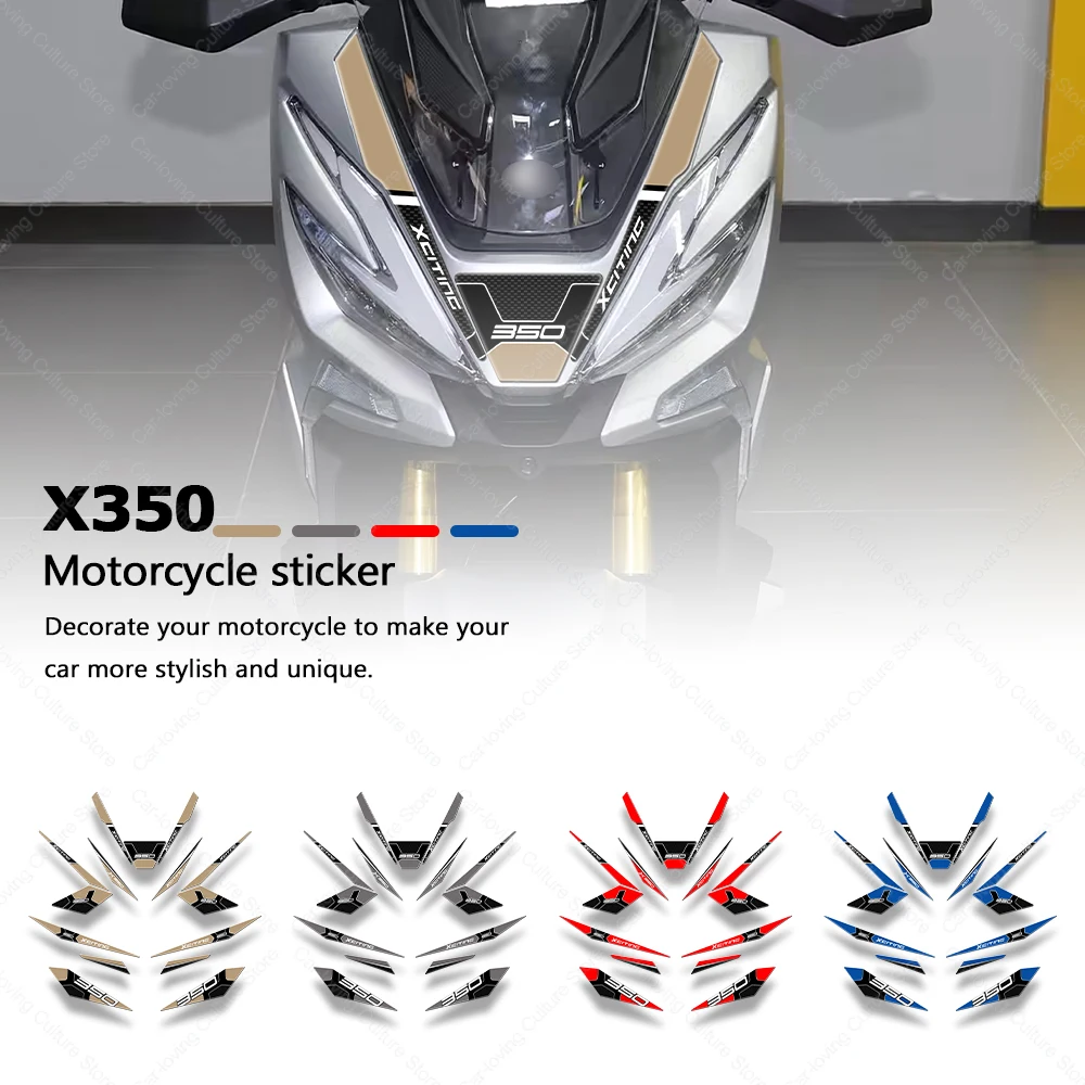 

For KYMCO X350 3D Epoxy Resin Protective Sticker Motorcycle Tank Pad Stickers Kit Protection Waterproof Protective Sticker X350