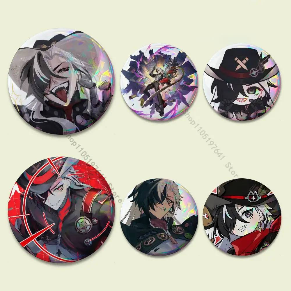 

B-Boothill H-Honkai Star Rails Badges Button Round Creative Pin Brooch Badge Bag Decor Fans Collect Friends Gifts