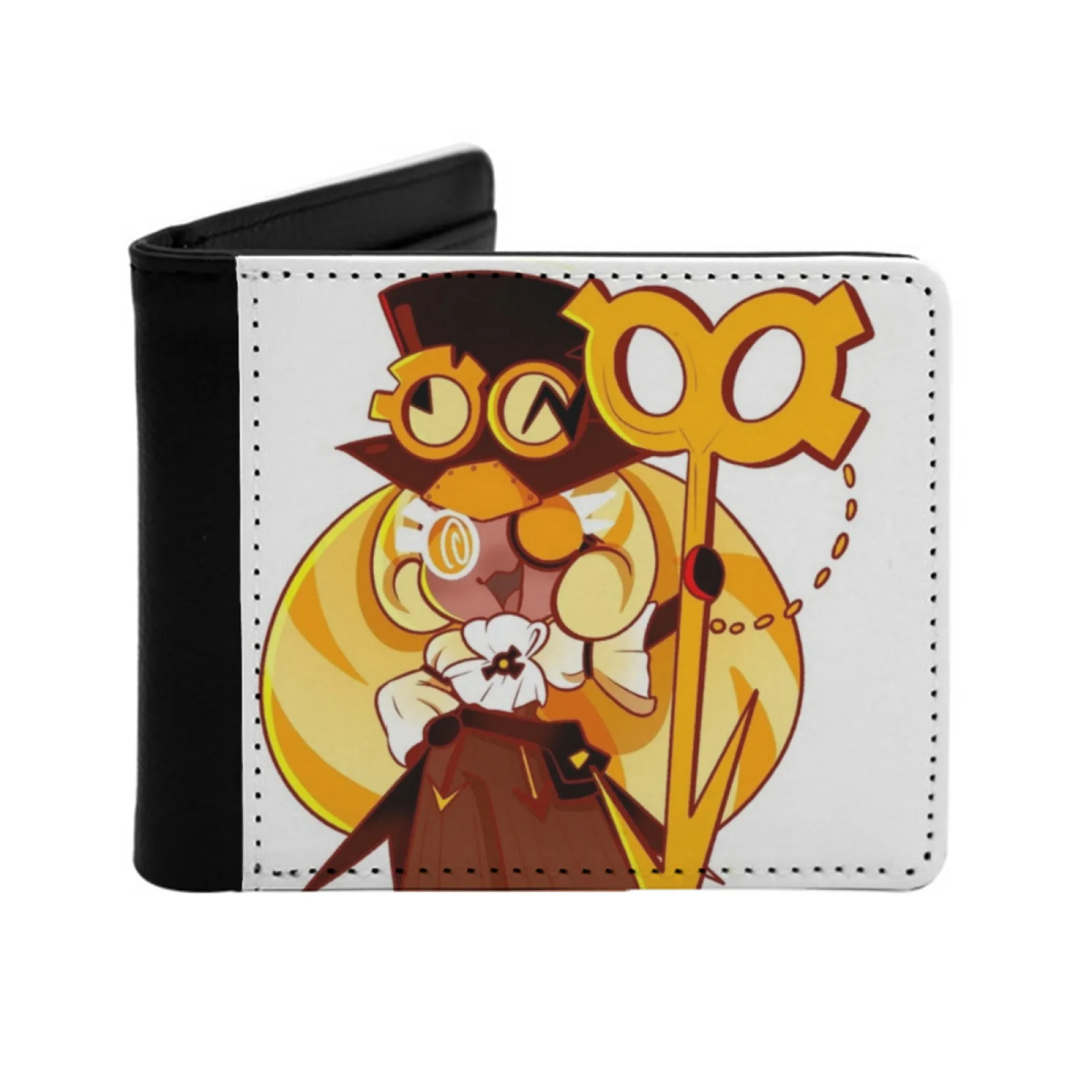 

Timekeeper Cookie Short Men's Wallet Multifunction Purse Male Pu Leather Wallet Cookierun Cookie Cookeirunovenbreak Crob Crk