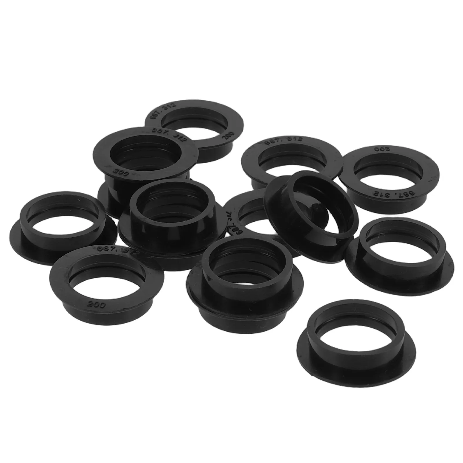 15Pcs Waterproof Parking Sensor Retainer Universal Rubber Sealing For Garage Parking Assistance Mechanic