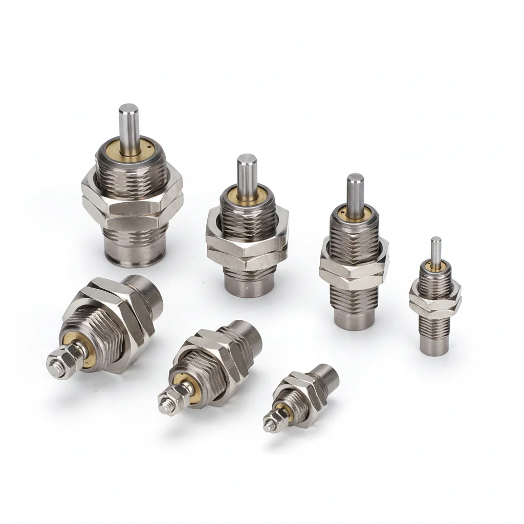 CJPB6/10/15 Air Pneumatic Mini Cylinder Single Acting Micro Needle Shaped Stroke 20mm For Automated Equipment With Limited Space