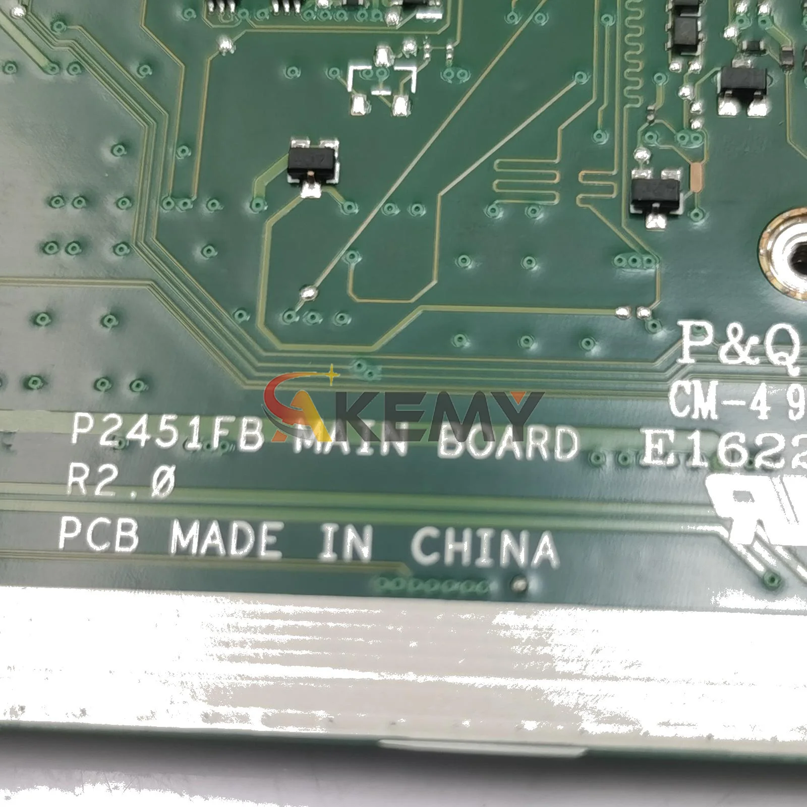 Placa base para ordenador portátil P2451FA para ASUS ProArt P2451F P2451FA P2451FB P2451FAW P2451FAV placa base para portátil con 10. a generación I3 i5 i7