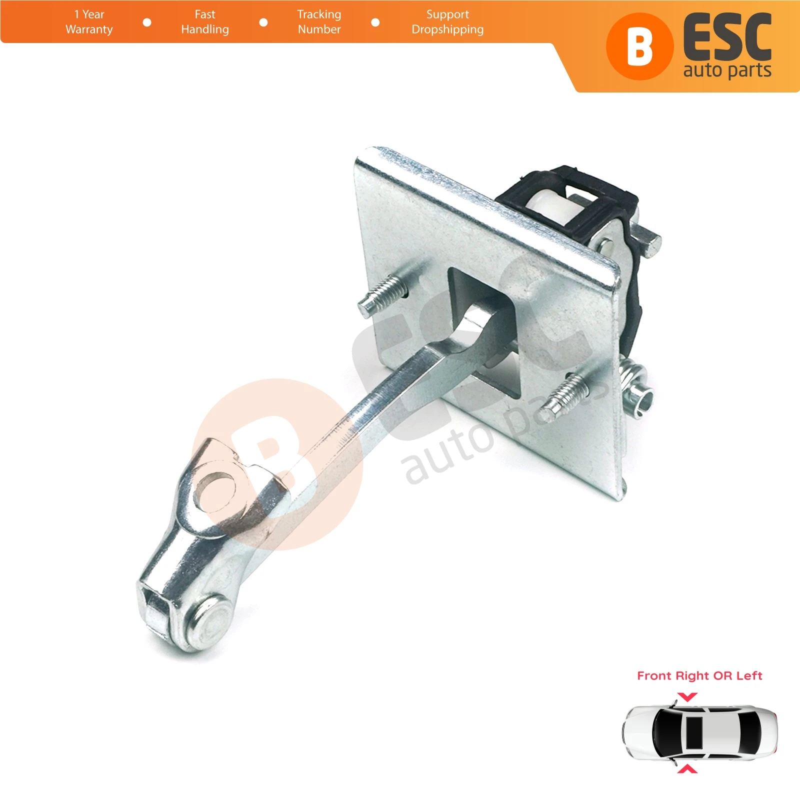 

EDP824 Front Left OR Right Door Catch Hinge Brake Stop Check Strap Limiter 9181R1 for Citroen C4 MK2 NC DS4 MK1 NX