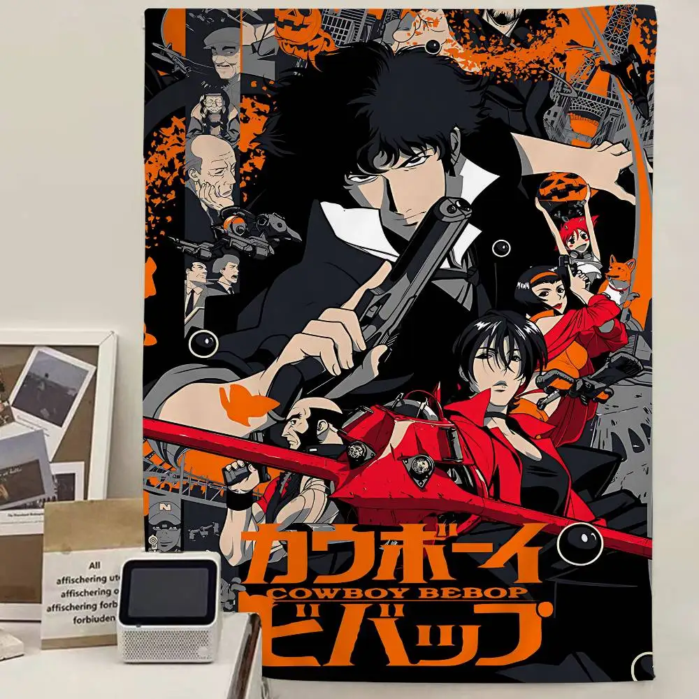 1 قطعة أنيمي C-كاوبوي B-bebopS معلقة البوهيمي نسيج رخيصة الهبي الجدار الشنق البوهيمي جدار المفروشات ماندالا الجدار الشنق #1