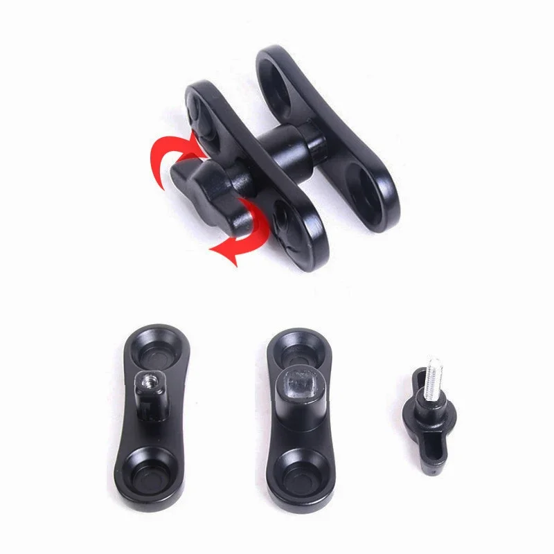 Aluminum 17mm Ball Mount Extension Adapter, Rotation Extension Rod for Car Air Vent Dashboard Phone Holder Accessories image 4