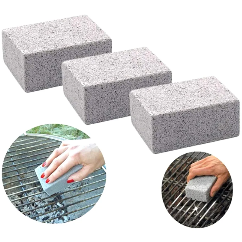 Barbecue Cleaning Brick High Temperature Resistant Cleaning Tool Brush Strong Decontamination And Cleaning Glass Pumice