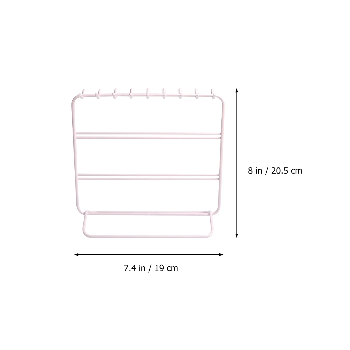 

Earring Accessories Stand Jewelry Display Organizer Holder Tower Large Capacity Tangle Free Earring Rack Household Iron Material