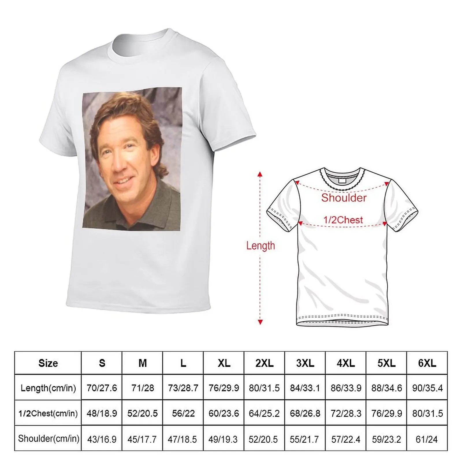 Tim Allen the tool man (grunt noise) T-Shirt cute clothes plus size tops mens t shirts top quality