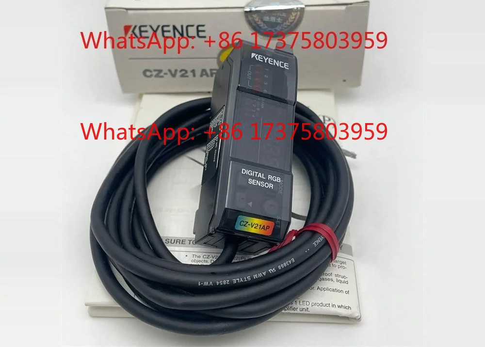 New original KEYENCE CZ-V21AP PNP output fiber optic color mark sensor