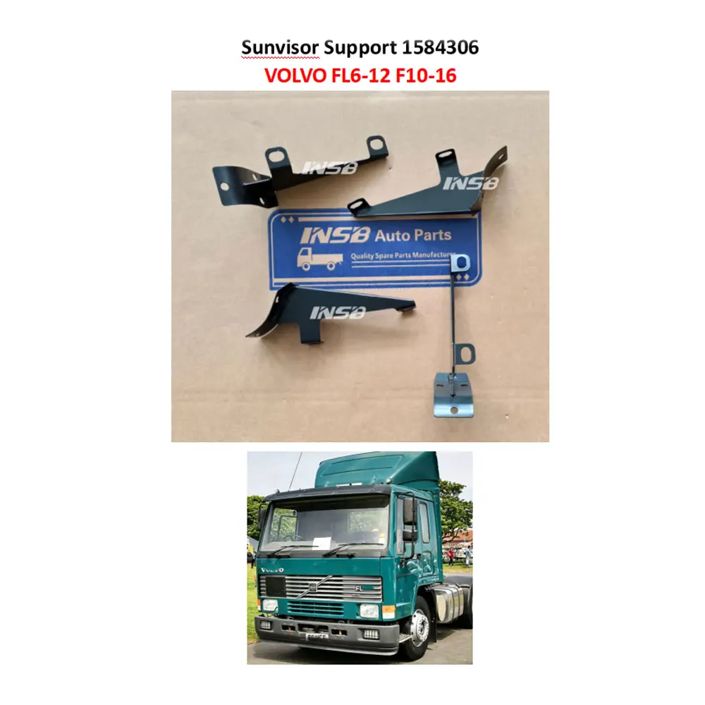 INSB 4 Pcs Sunvisor Support 1584306 for VOLVO FL6-12 F10-16