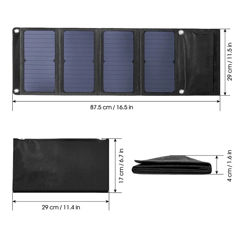 foldable solar panel portable energy charger solar sunpower fabric solar panels for cell phone charging