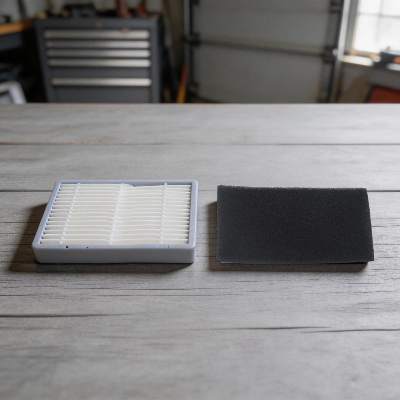 Robot Vacuum Part HEPA Filter Set Middle Button Design Easy Installation Lightweight Accessory Efficient Filtration