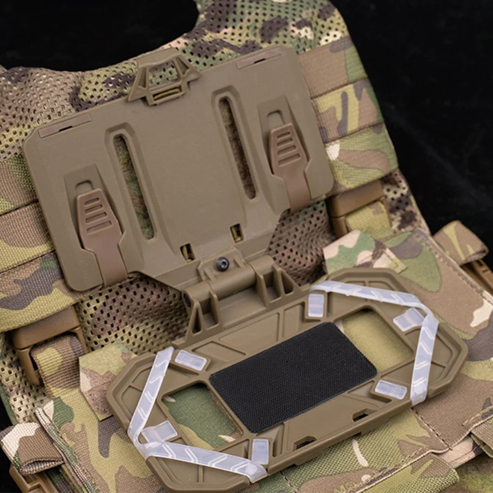 Tactical Folded Navigation Board Practical Chest Bag Map Case Mobile Phone Holder Pouch Molle Vest Military Airsoft Accessories