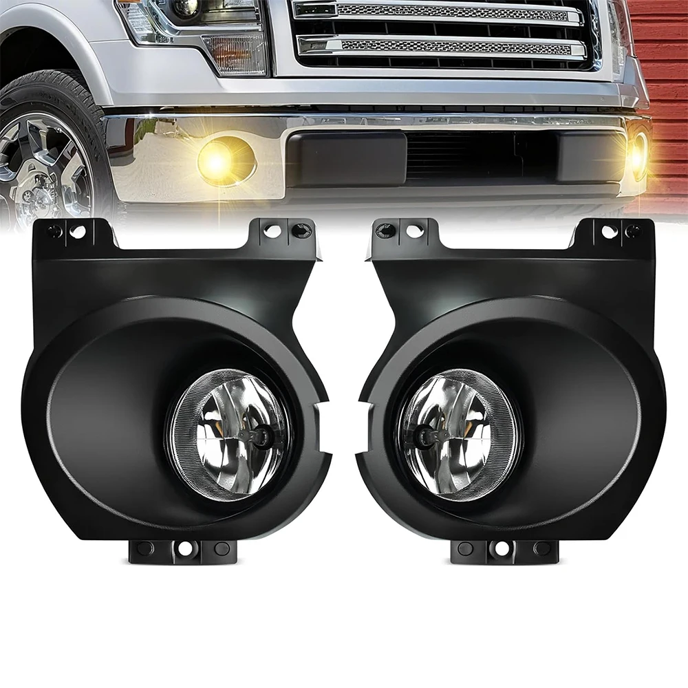 

Halogen Fog Lights for Ford F150 / F250 / F350 / F450 / F550 2011 2012 2013 2014 Bumper Driving Fog Lamp Assembly Replacement