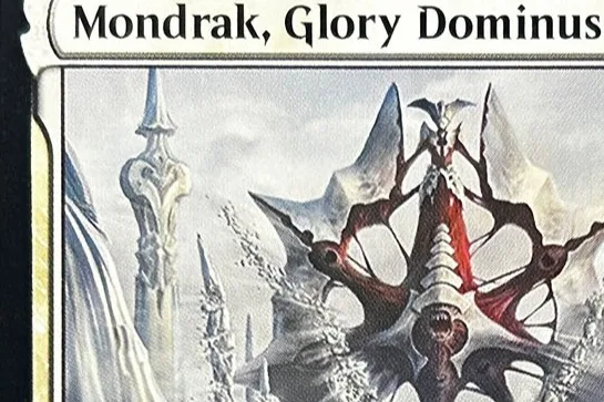 Cartes Proxy TCG « Atraxa, Grand Unifier/Mondrak, Glory Dominus » noires de qualité supérieure pour jeux de société et cartes à collectionner