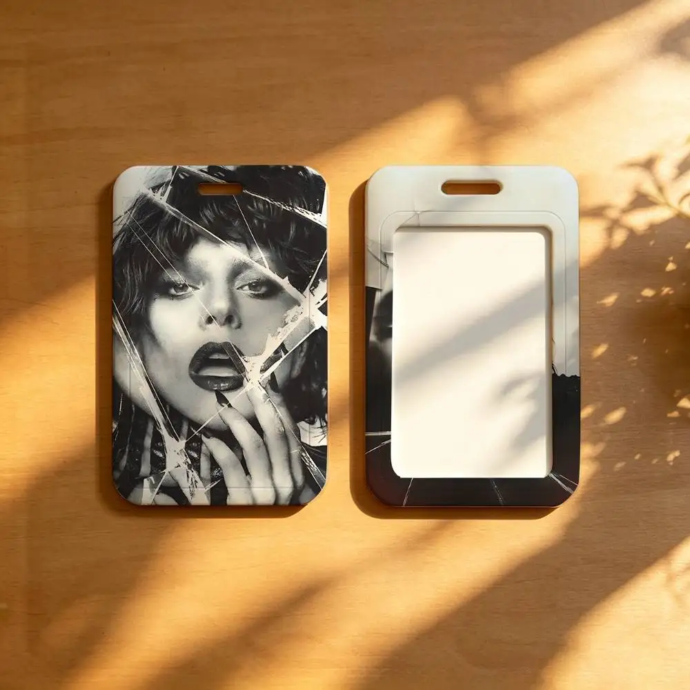 L-LADY GAGA MAYHEM NFC Contactless Sliding Card Sleeve For Student Cards, Bus Cards, ID Cards, And Work Permits