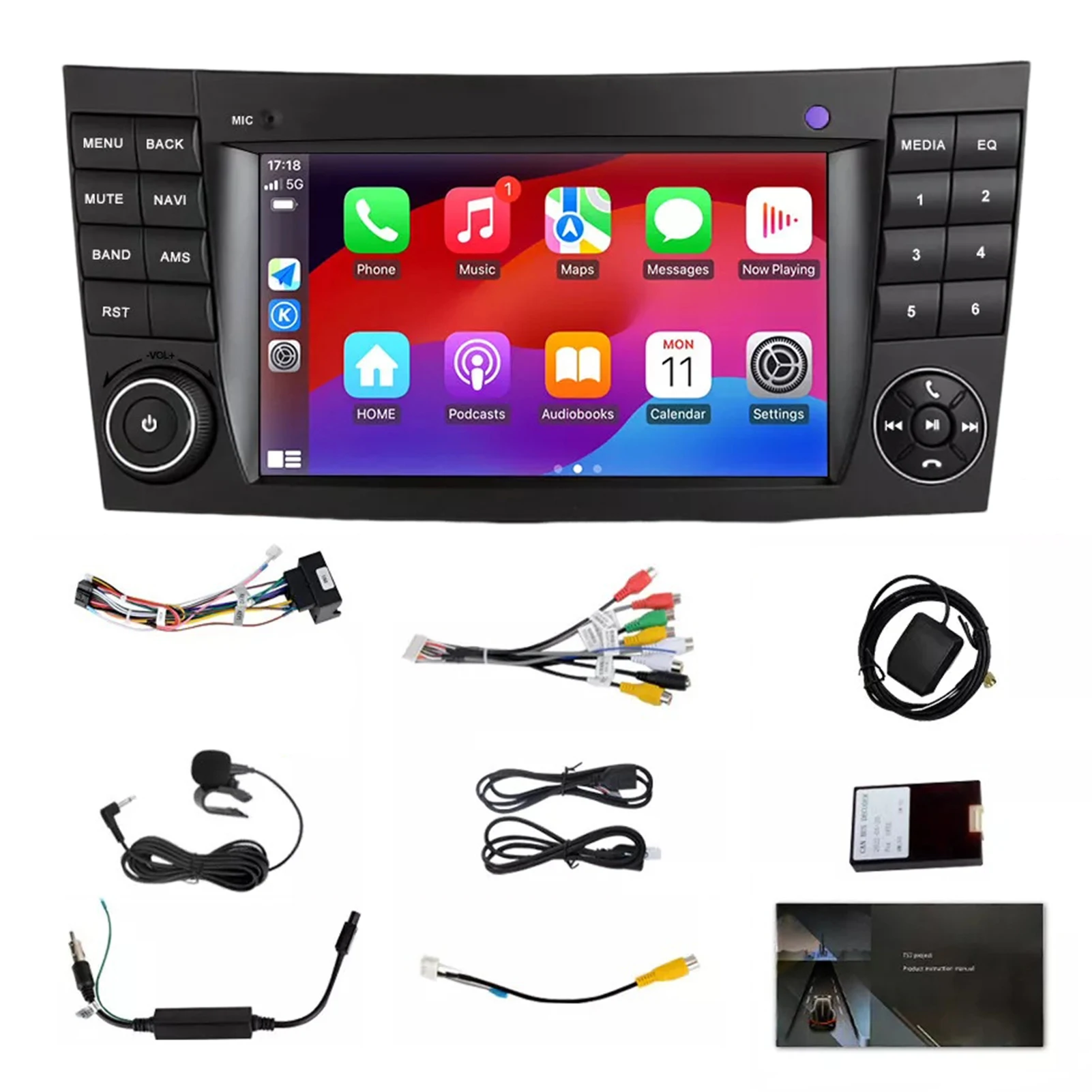 

Touchscreen Car Radio Driving Experience With 3D Kartenansicht