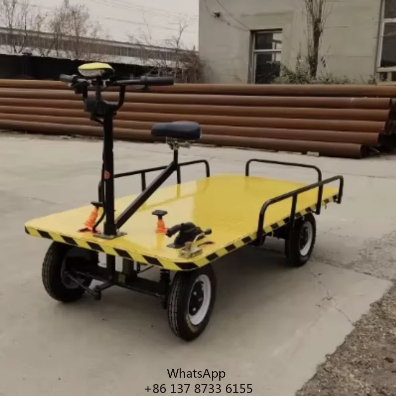 Pallet Four-Wheel Logistics Electric Flatbed Truck Electric Warehouse Platform Truck