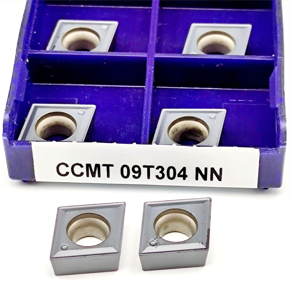 CCMT09T304 NN LT10 Твердосплавные вставки Сменные токарные вставки для внутренней токарной обработки Токарные станки с ЧПУ Инструменты для стали CCMT 09T304