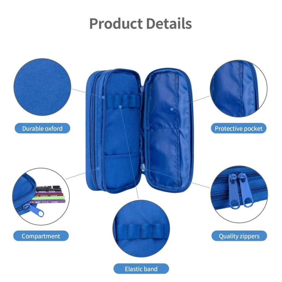 빨간 거미 패턴 다기능 이중 레이어 펜 케이스 (남아 및 여아용) 최고의 선물 3D 만화 연필 케이스 (어린이용)