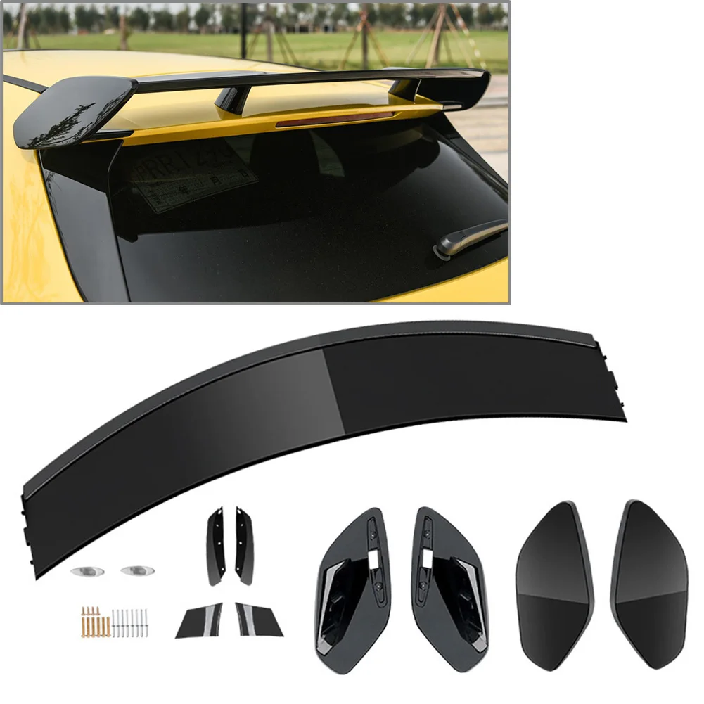 

Car Rear Roof Spoiler Wing Kits Glossy Black For Mercedes Benz A Class W177 A160 A180 A200 A220 A250 A260 A35 A45 AMG 2019-2024