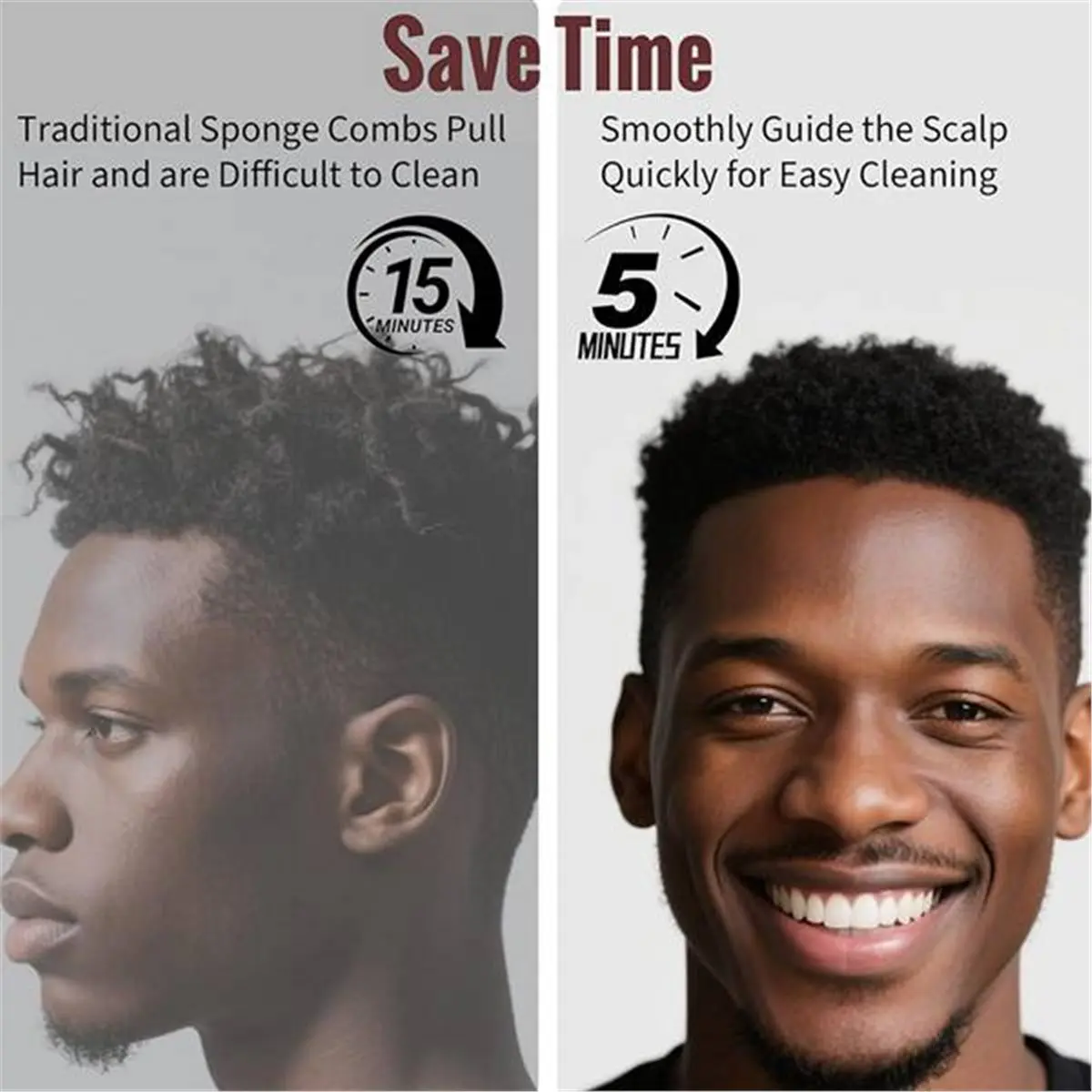 【A75U】 Premium Twist Hair Sponge Brush, Twist Styler Comb Set for Men & Women, Metal Brush Pick and Twist Comb for Afro, Curly