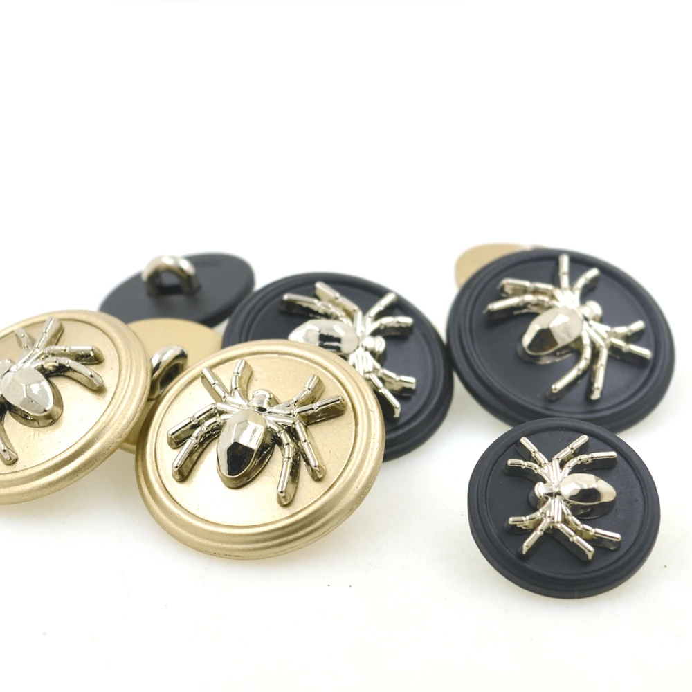 High quality  combined spider metal buttons fashion decorative button for shirt coat sewing accessories scrapbooking DIY