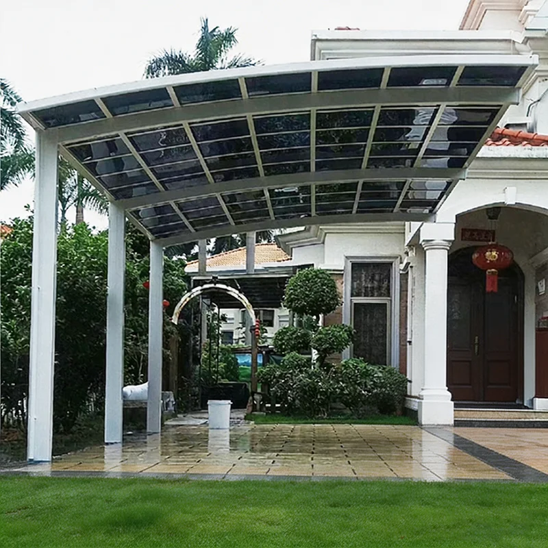 Aluminium Sectional Hardware Steel Garage Door Parts Carport Canopy Frame Kit Prefabricated Building Accessories Quality Durable
