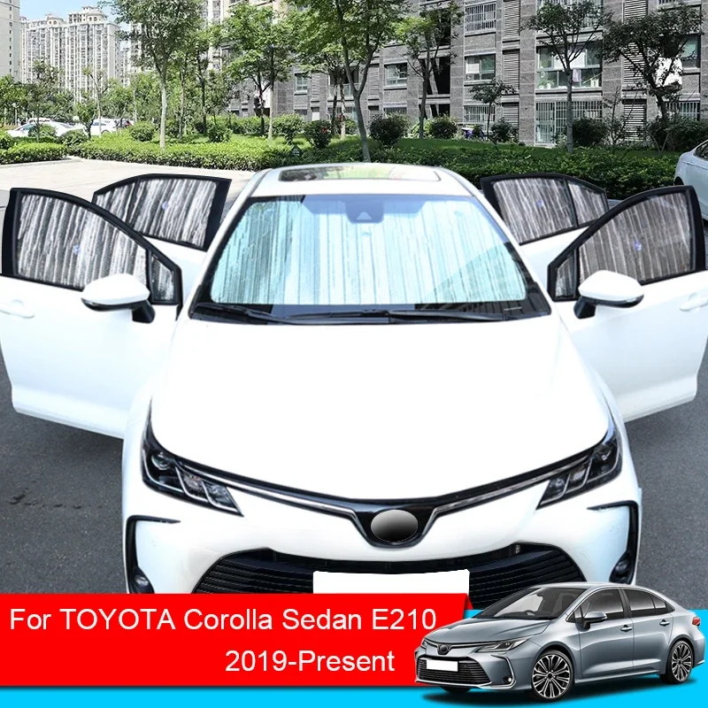 

Для Toyota Corolla Sedan E210 2019-2021 солнцезащитные козырьки, защита от ультрафиолета, оконная занавеска, солнцезащитный козырек, переднее лобовое стекло, автомобильные аксессуары