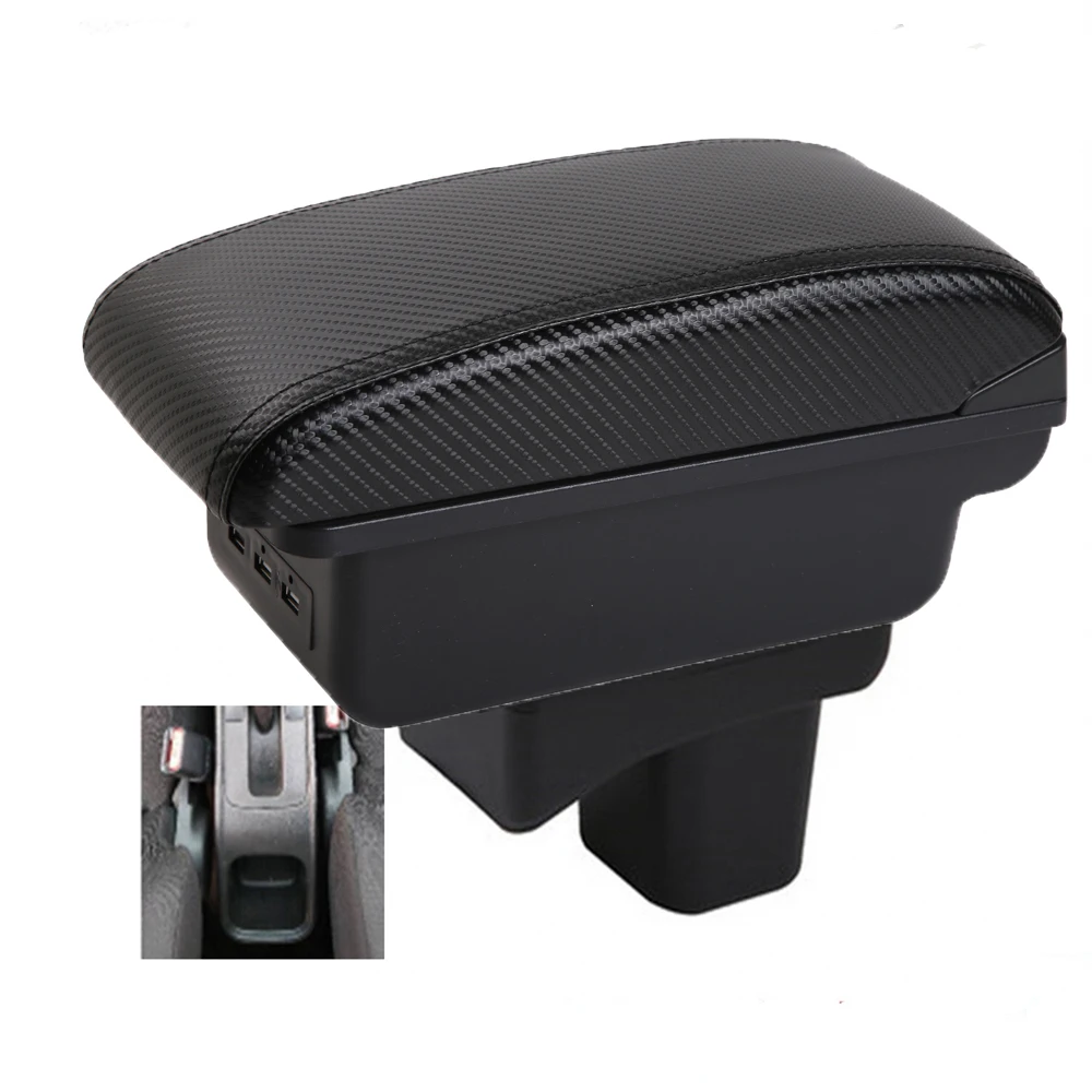 Armrest Box Central Console Storage Box with Elbow Support for Suzuki Baleno Driver Side Car Interior Accessory