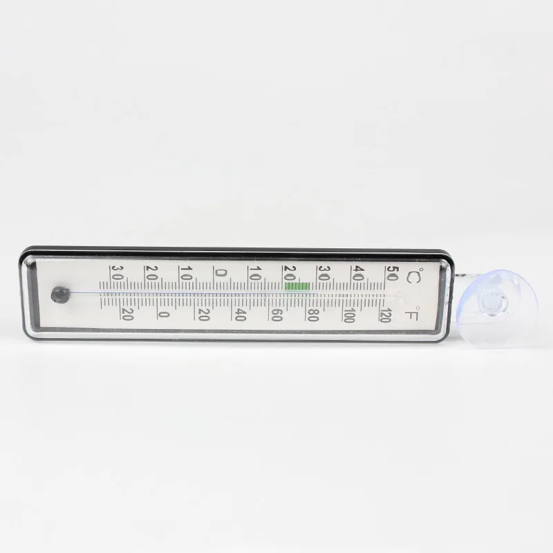 Waterproof Aquarium Glass Thermometer Meter Fish Tank Water Temperature Gauge With Suction Cup Aquarium Accessories