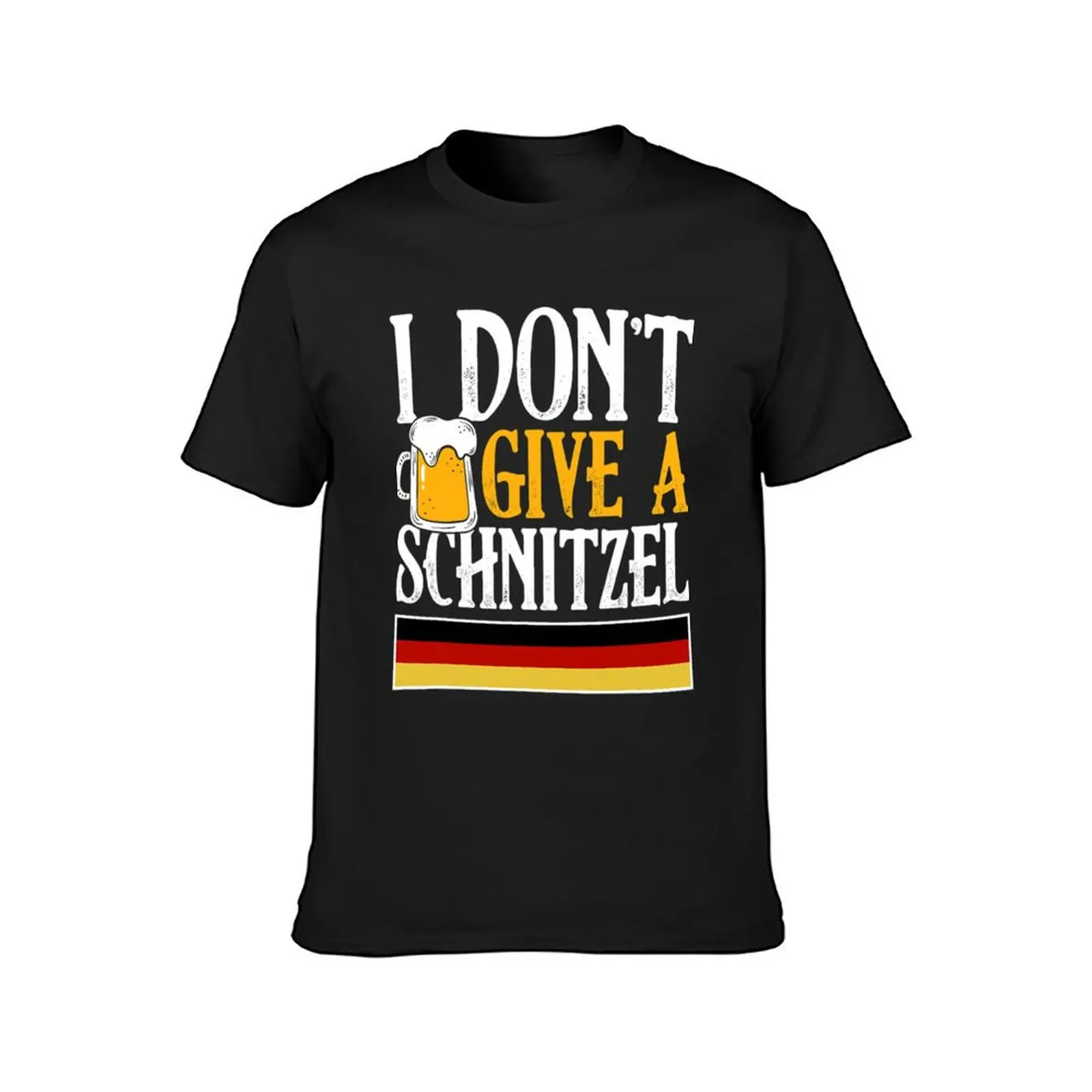 I Don't Give A Schnitzel German Beer Wurst Funny Oktoberfest T-Shirt customizeds vintage clothes funnys men clothings