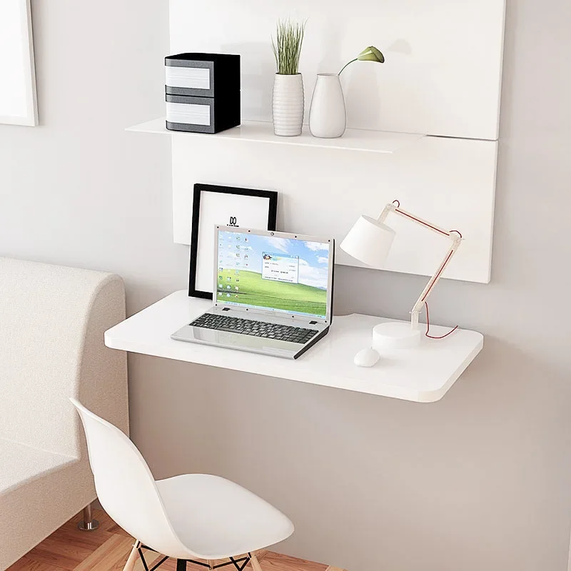 Folding Computer Desk  Invisible Wall Hanging Design, Small Apartment Creative Home Office Solution, SpaceSaving Desk