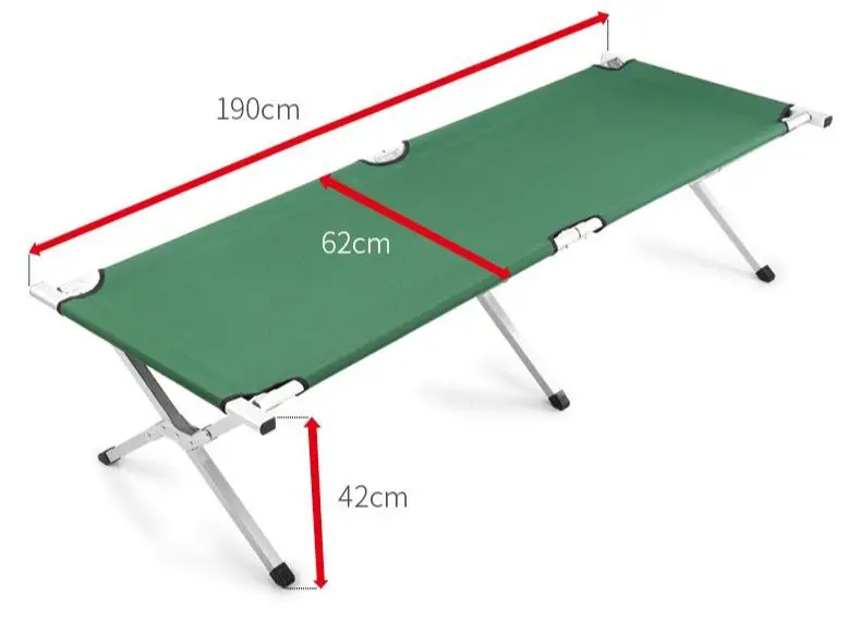 Outdoor portable nap rest simple camping folding bed office nap bed