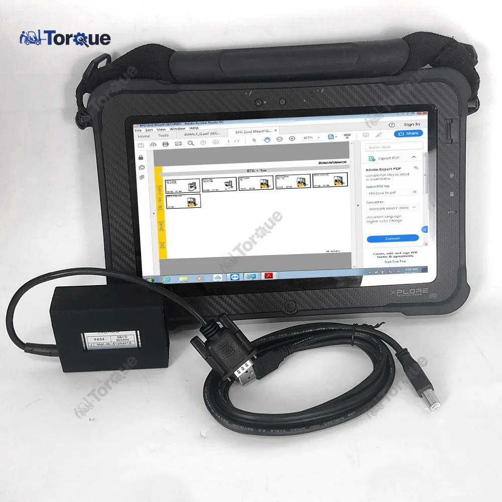 Forklift diagnostic scanner For Jungheinrich Judit 4 Incado Box Diagnostic Kit JUDIT and xplore tablet