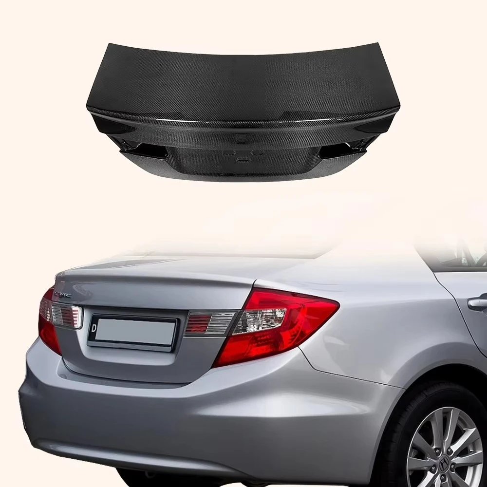 

Совершенно новая карбоновая задняя крышка багажника для Honda Civic Sedan FB (2011-12, только предварительно подходит)