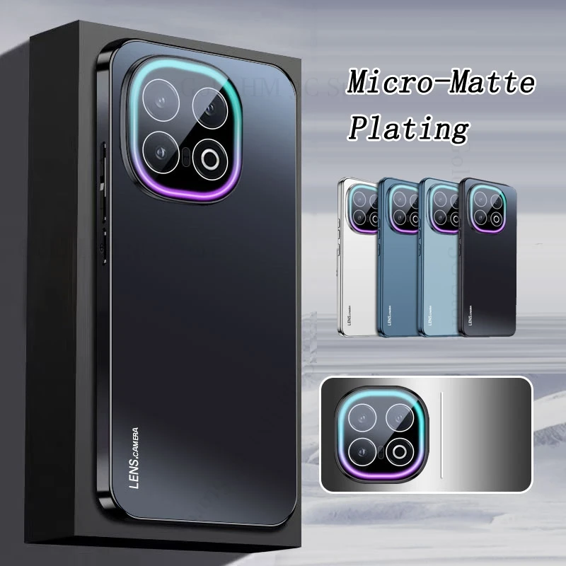 ل vivo iQOO Neo 10 Pro Plus مايكرو ماتي تصفيح الاكريليك للصدمات حافظة iQOO Z9 Z10 Turbo Plus iqoo 13 Pro عدسة HD غطاء الفيلم