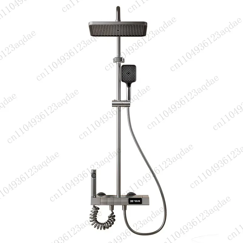 Wall-Mounted Brass Mixer Shower Faucet High-Quality Shower Set for Piano Bathrooms Complete Shower System