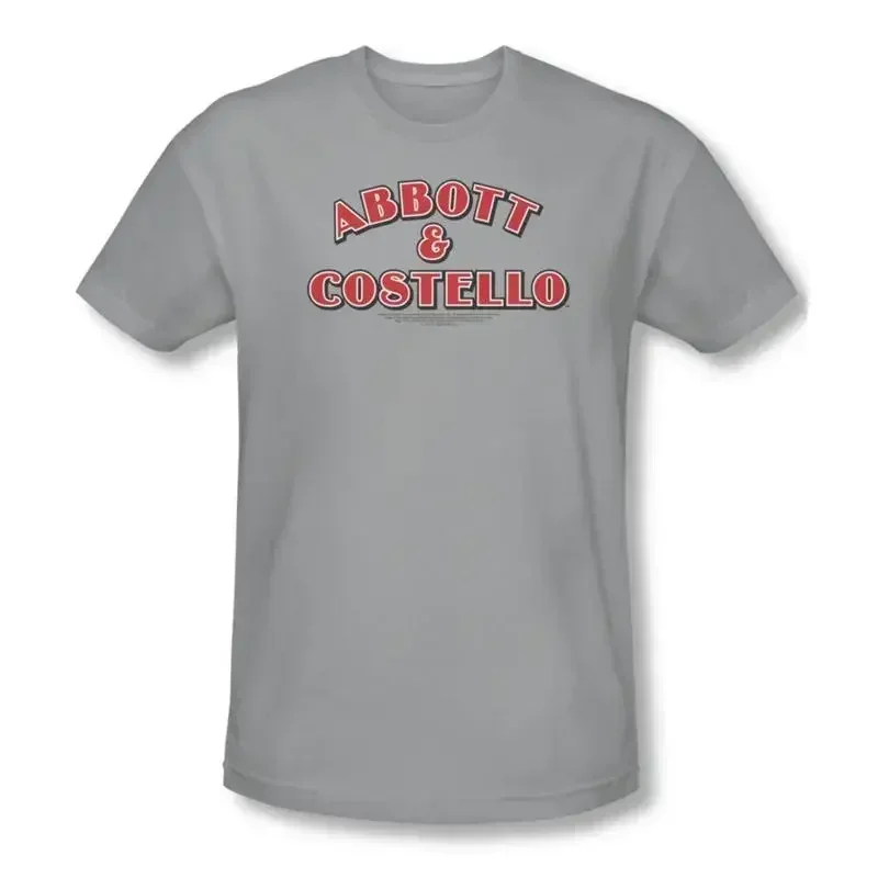 Abbott Costello Logo Adult Slim Fit  T Shirt Sizes S 2X New