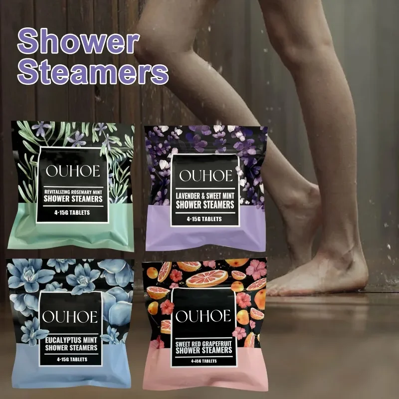 Shower Steamers Aromatherapy Tablets Vapor Scent Spa Bathbombs For Fatigue Stress Relief Sleep Relax Refreshing Shower Steamers