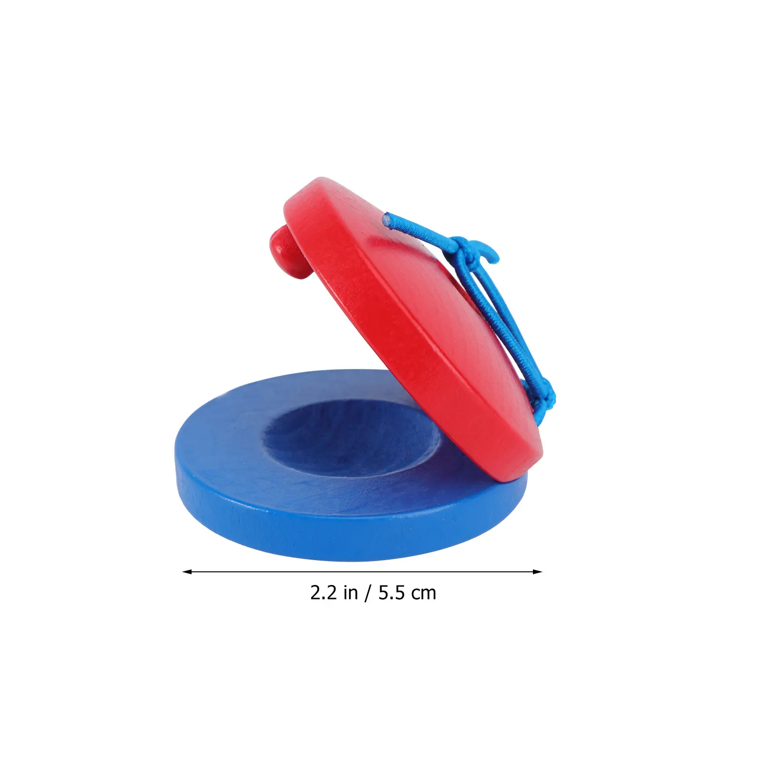 

4pcs Music Toys Kids Percussion Toy Educational Instruments Light Weight Wooden Instruments Red Blue
