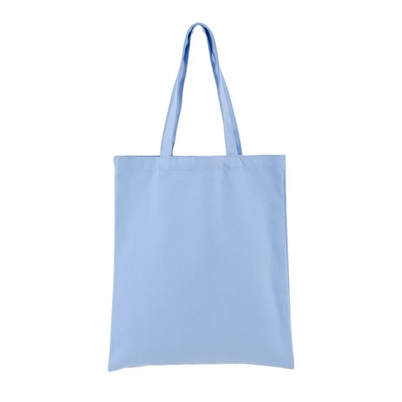 5pcs Custom Logo Cotton Eco-Friendly Shopping Tote Canvas Bag Color Blank Spot DIY Hand-painted Shoulder Canvas Bag