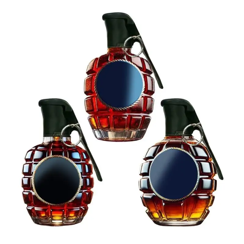 Whiskey Bottle Whiskey Liquor Glass Decanter Bottle 300ml Leak-Proof Drink Container Decor for Father Men Husband Dad Boyfriend